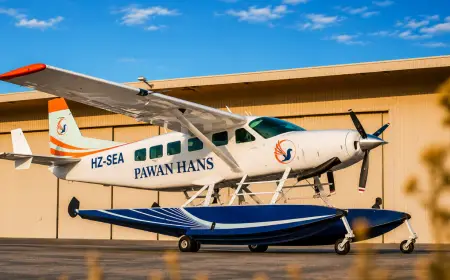 Pawan Hans Leads India's Seaplane Revival With Government Funding