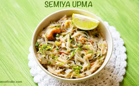 Semiya Upma | Easy Vermicelli Upma Recipe