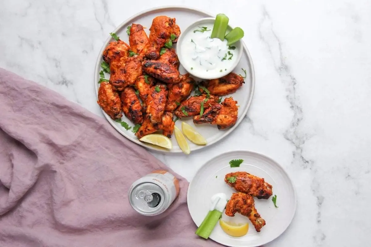 Tandoori Chicken Wings (Oven & Air Fryer Recipe)