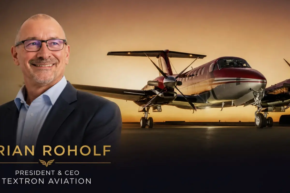 Textron Aviation new CEO started by painting airplanes