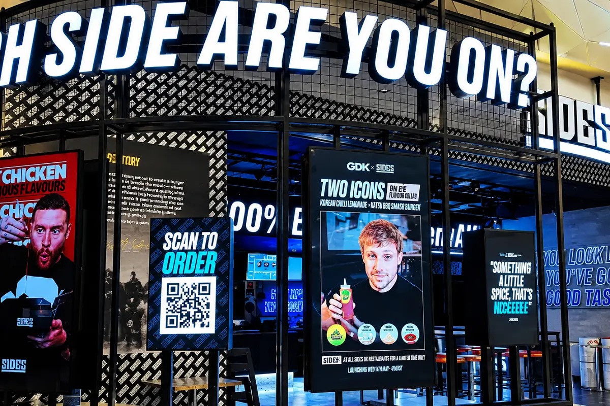 Sides Restaurants Digital Signage Powers Its UK Expansion