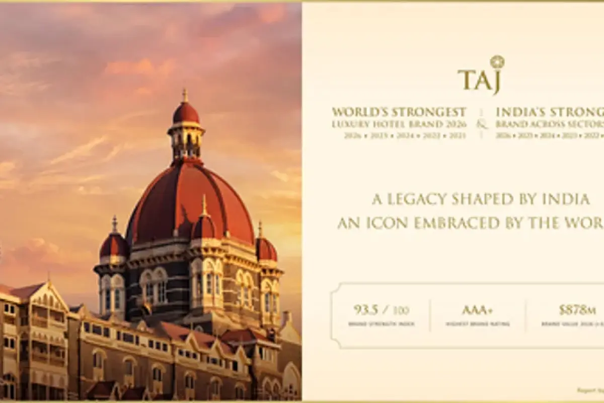 Taj World's Strongest Luxury Hotel Brand 2026 Crowned Again