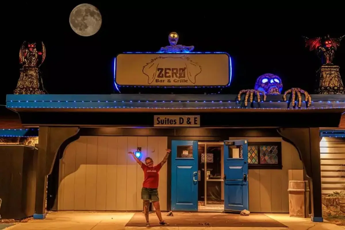 Zero Bar & Grille Portland Maine Never Leaves Halloween