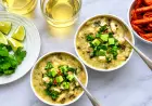 Soup White Chicken Poblano Chili Recipe Easy & Quick Instant Pot in 25 Minutes