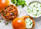 Pulled Butter Chicken Sandwiches