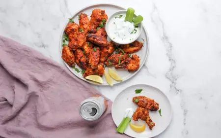 Tandoori Chicken Wings (Oven & Air Fryer Recipe)