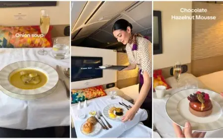 Etihad A380 First Class Dining: Inside a $13,720 Flight