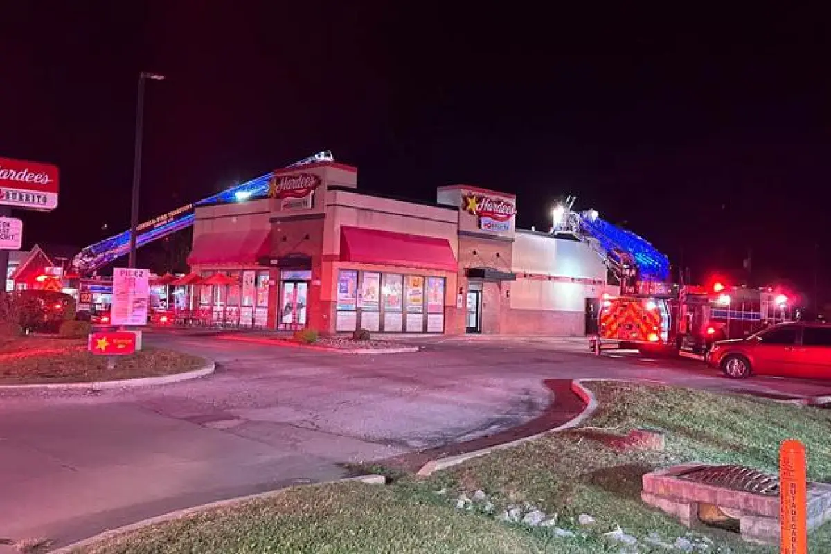 Hardee's Plainfield Fire: Ventilation Blaze Brought Under Control