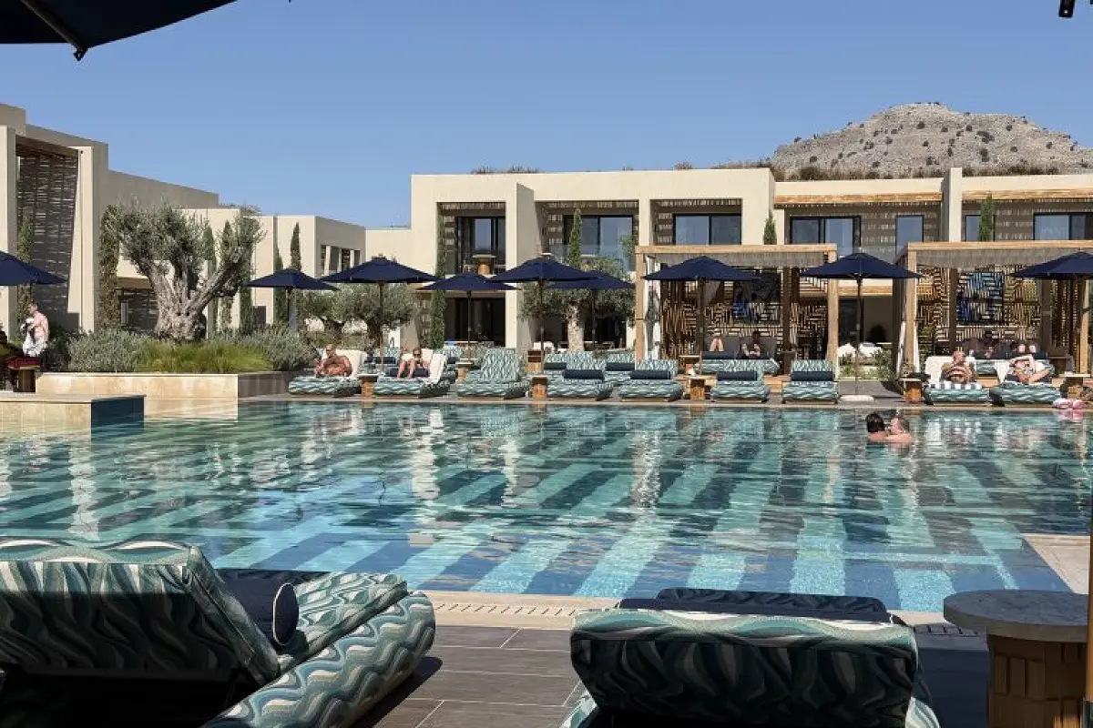 Amoh Rhodes Luxury Resort Review: Pools, Beaches and Glaze