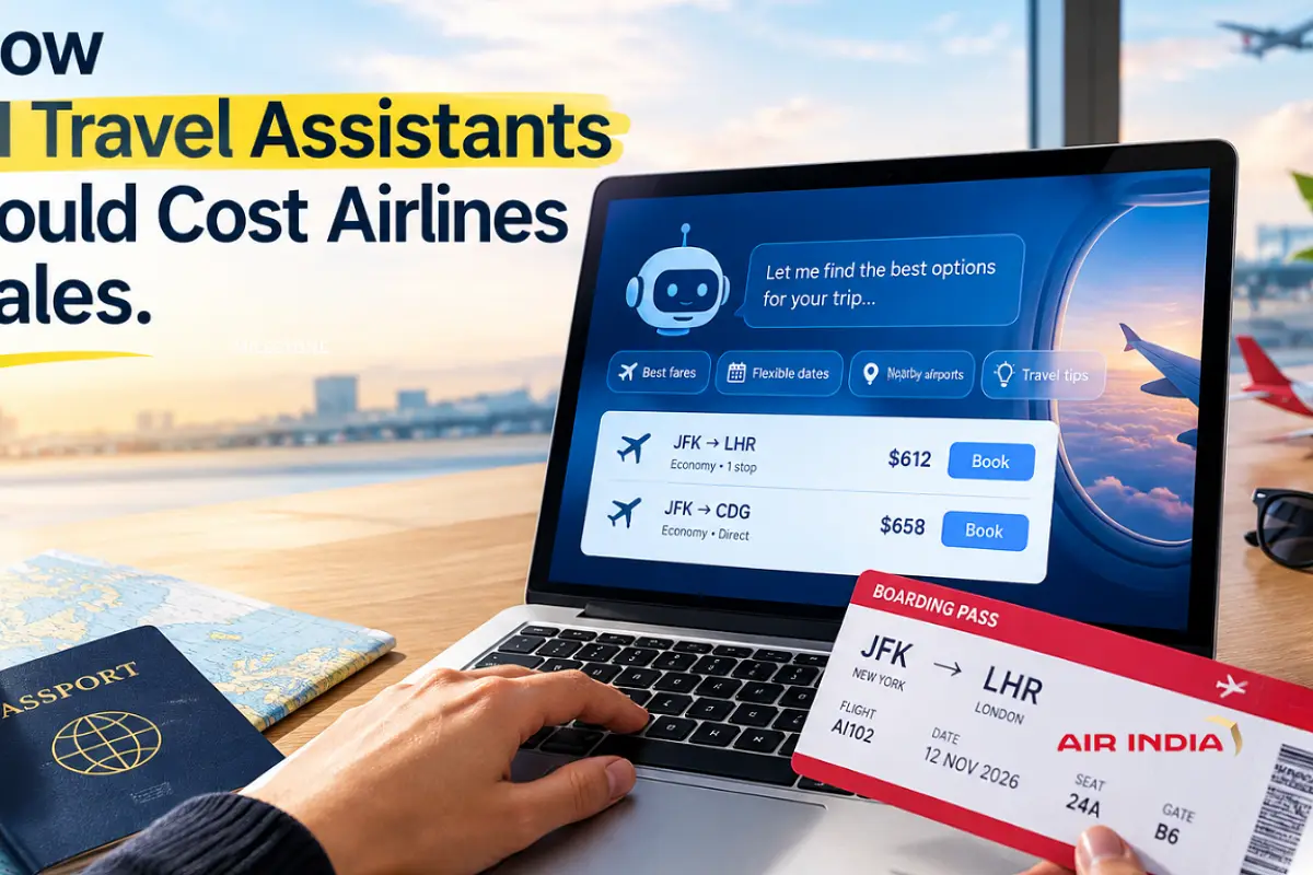 How AI Travel Assistants Could Cost Airlines Sales
