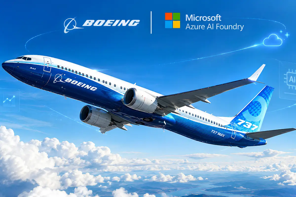 Boeing Launches AI-Powered Dataliner With Microsoft