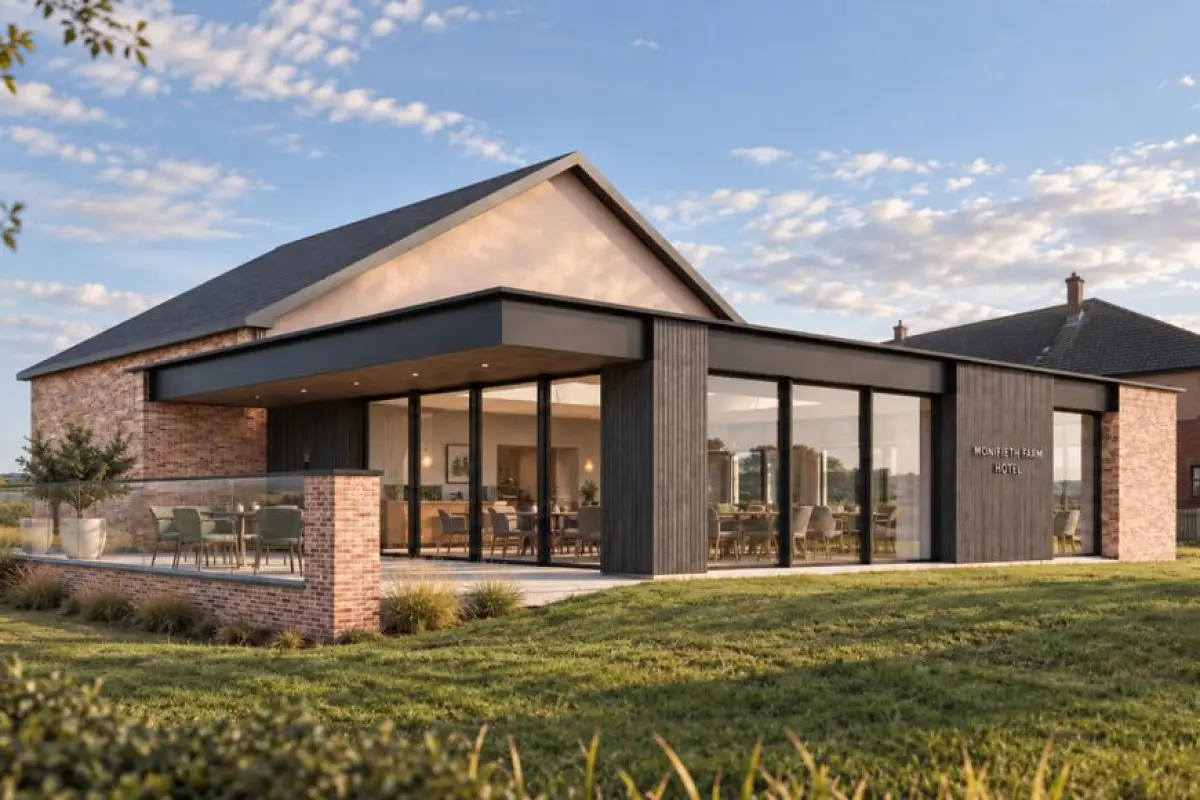 Monifieth Farm Hotel Restaurant Extension Plans Terrace Views