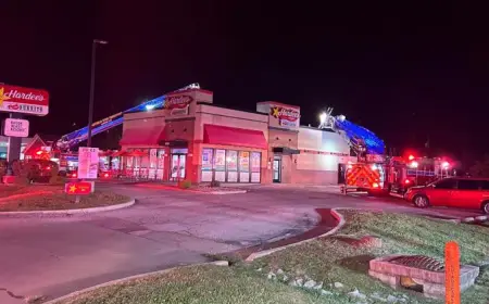 Hardee's Plainfield Fire: Ventilation Blaze Brought Under Control