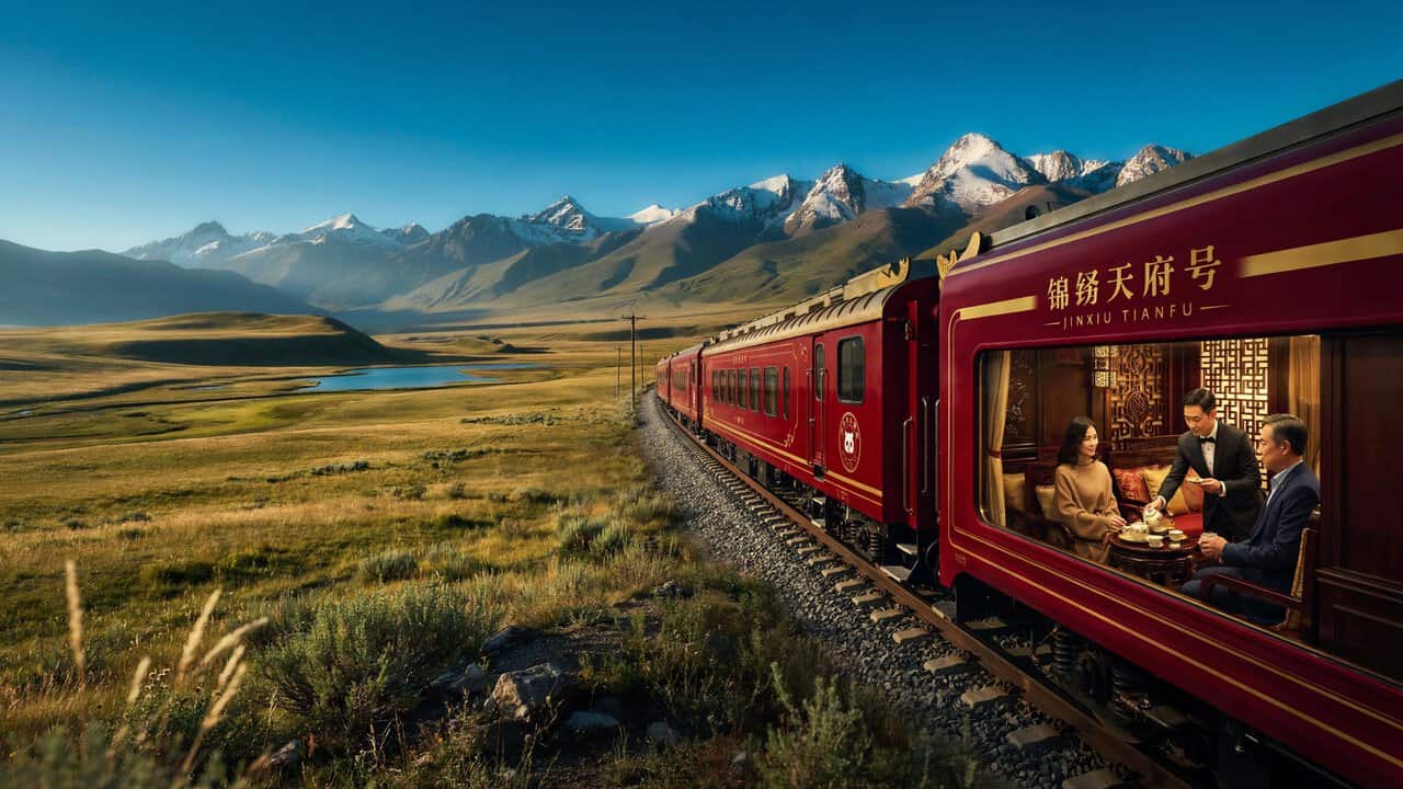 Jinxiu Tianfu luxury train: The Ultimate 16-Day Xinjiang Rail Tour