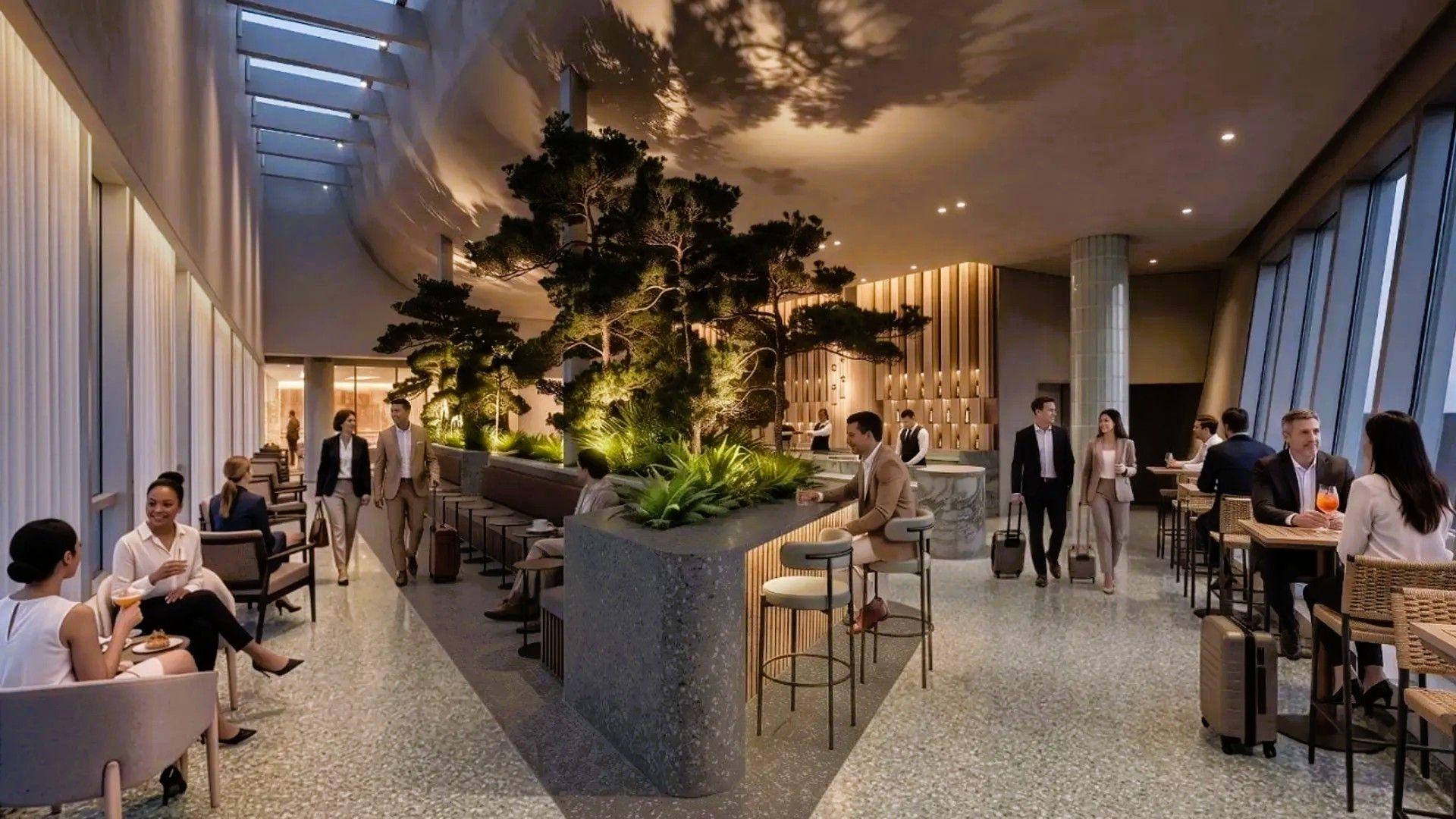 American Express Lounge: New 30,000 Sq Ft Expansion at Newark EWR