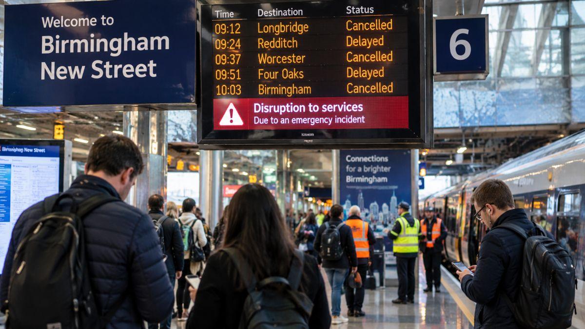 Birmingham Rail Disruption: Breaking 30-Minute Delays on Key Route
