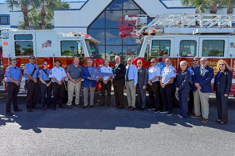 Canaveral fire truck donation: New aid for EFSC training center