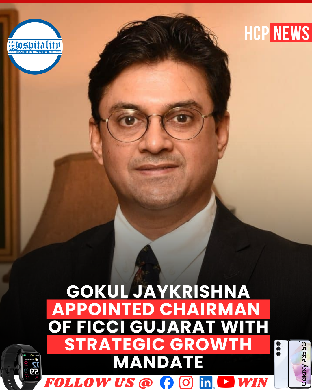 Gokul Jaykrishna Appointed Chairman of FICCI Gujarat with Strategic Growth Mandate