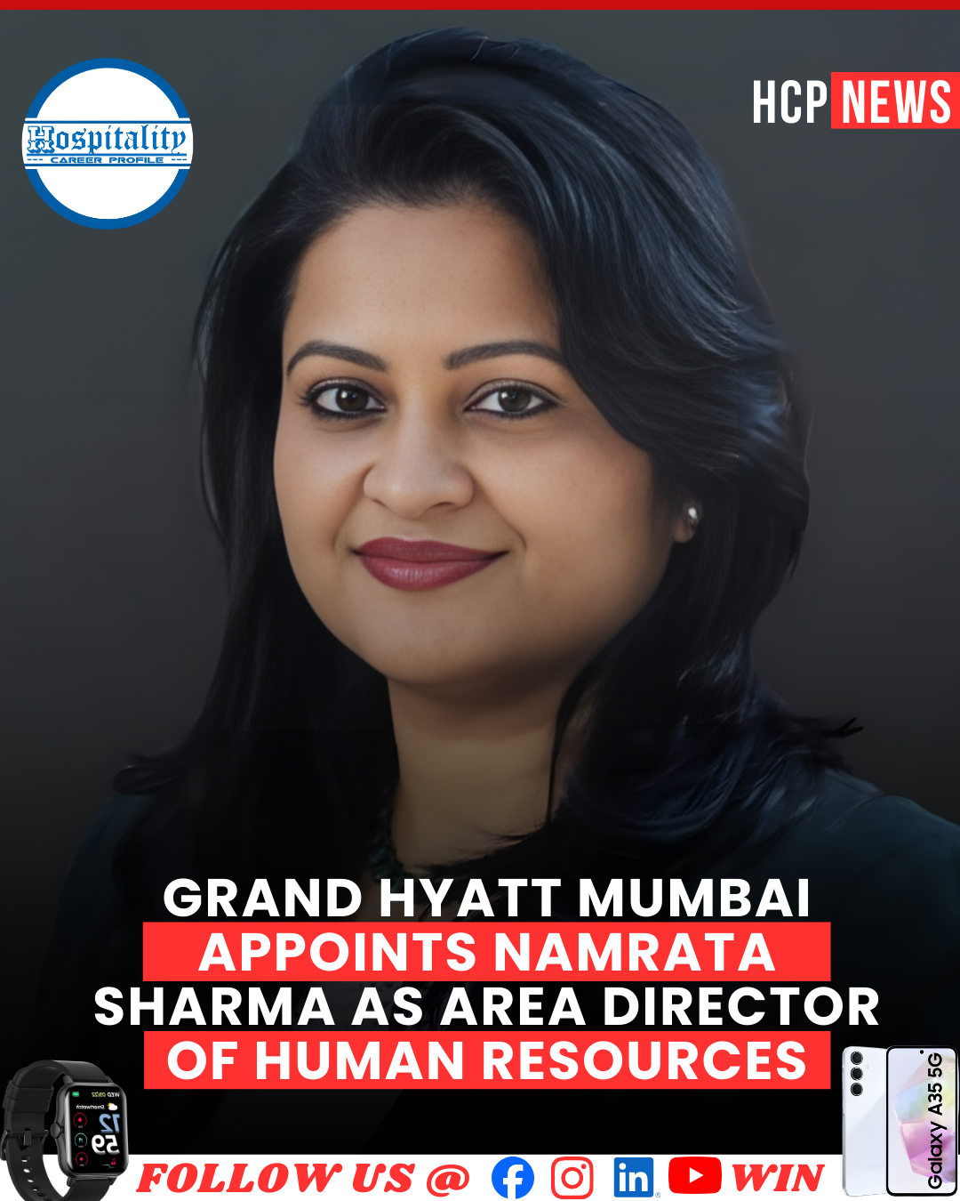 Grand Hyatt Mumbai Appoints Namrata Sharma as Area Director of Human Resources