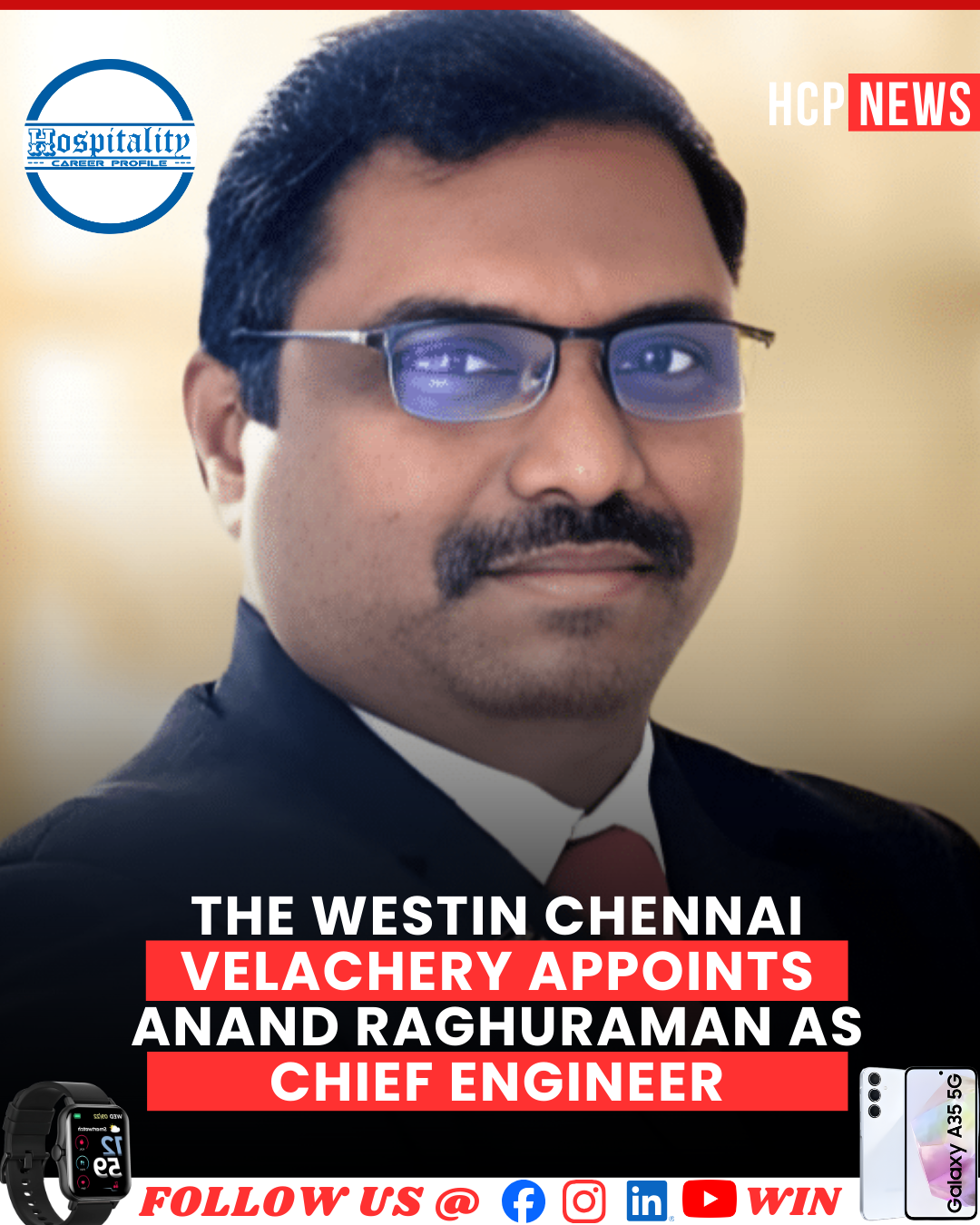 The Westin Chennai Velachery Appoints Anand Raghuraman as Chief Engineer
