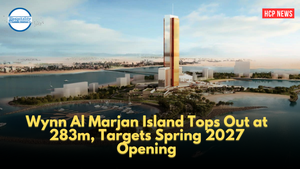 Wynn Al Marjan Island Tops Out at 283m, Targets Spring 2027 Opening