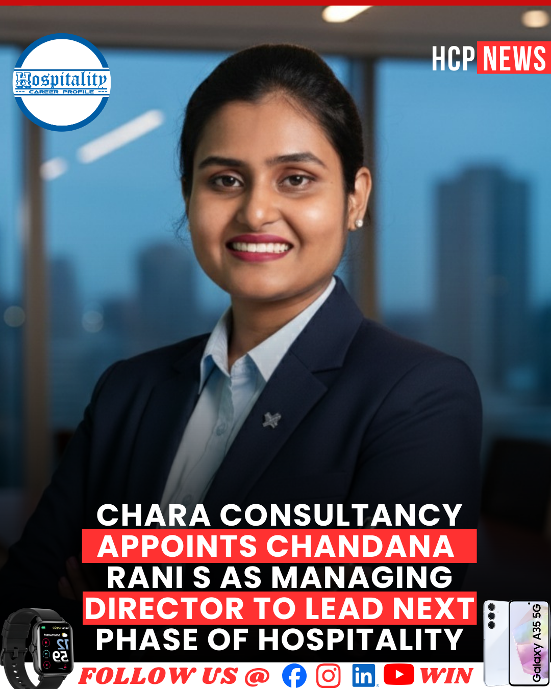 Chara Consultancy Appoints Chandana Rani S as Managing Director to Lead Next Phase of Hospitality Growth