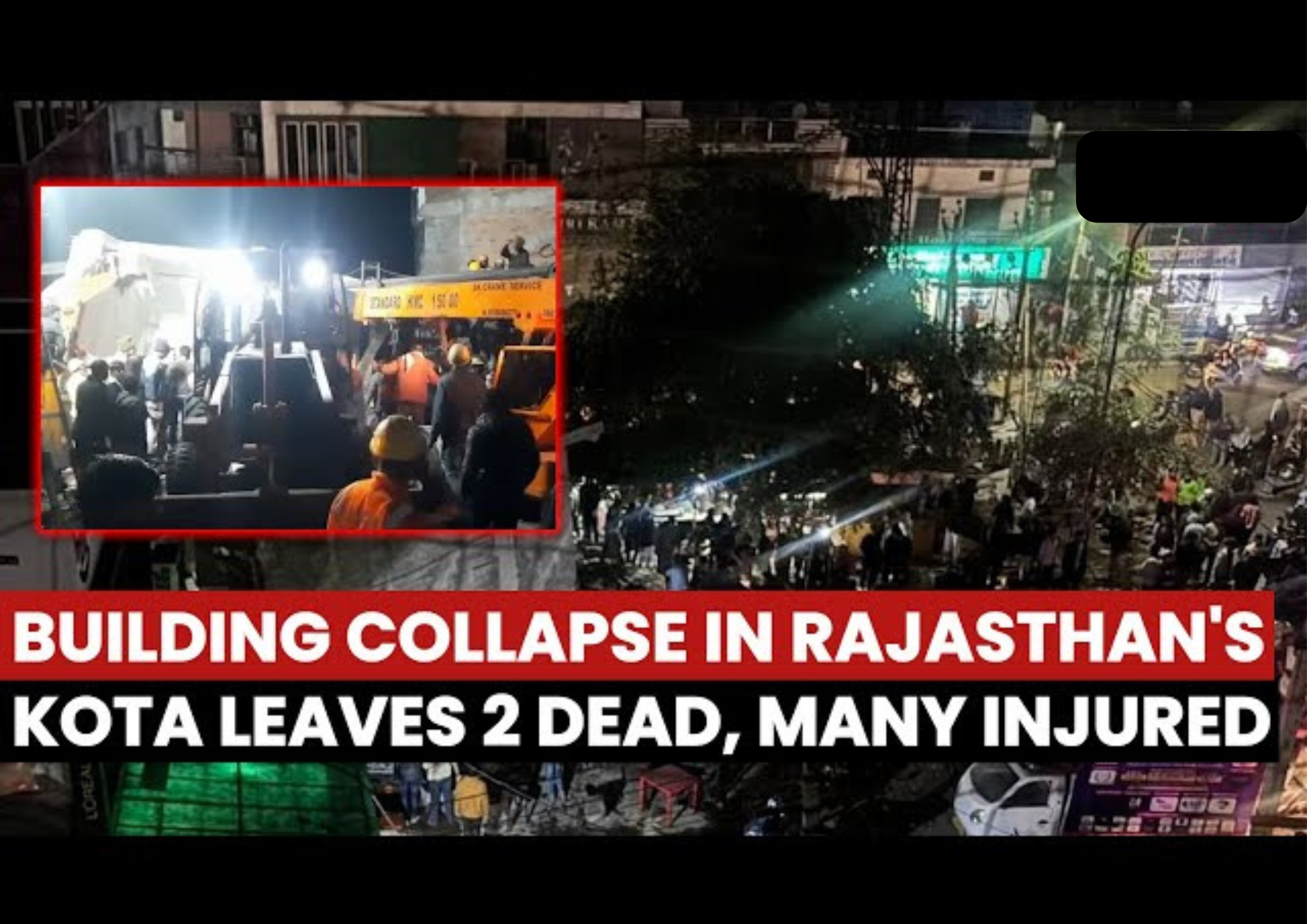 Restaurant Collapse in Kota Raises Questions Over Illegal Construction