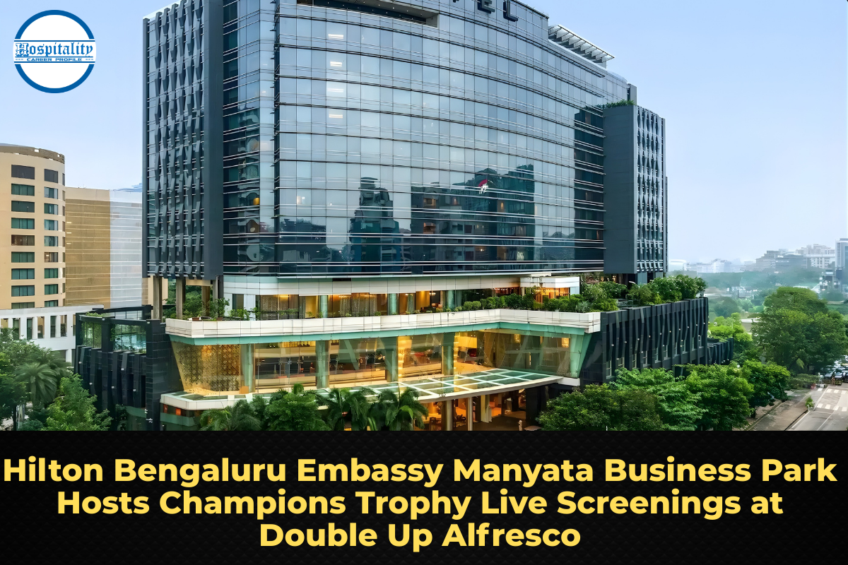 Hilton Bengaluru Embassy Manyata Business Park Hosts Champions Trophy Live Screenings at Double Up Alfresco