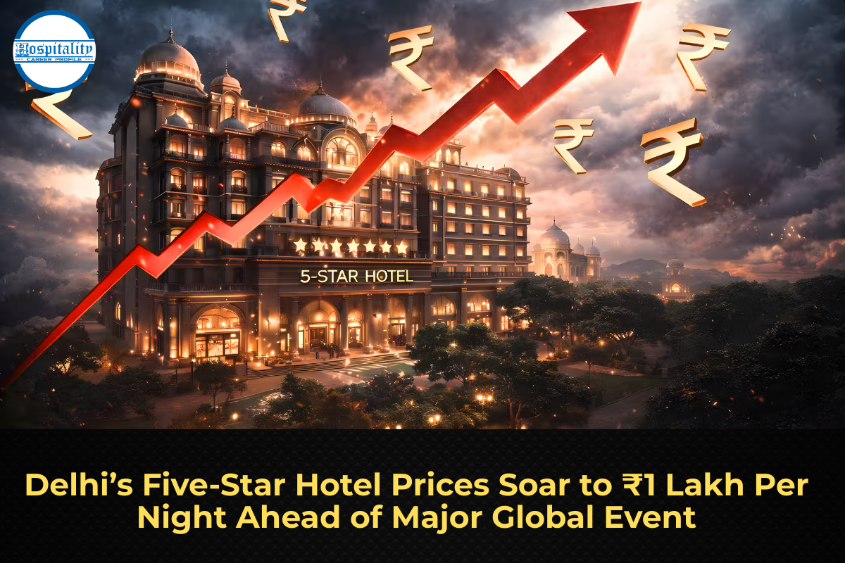 Delhi’s Five-Star Hotel Prices Soar to ₹1 Lakh Per Night Ahead of Major Global Event