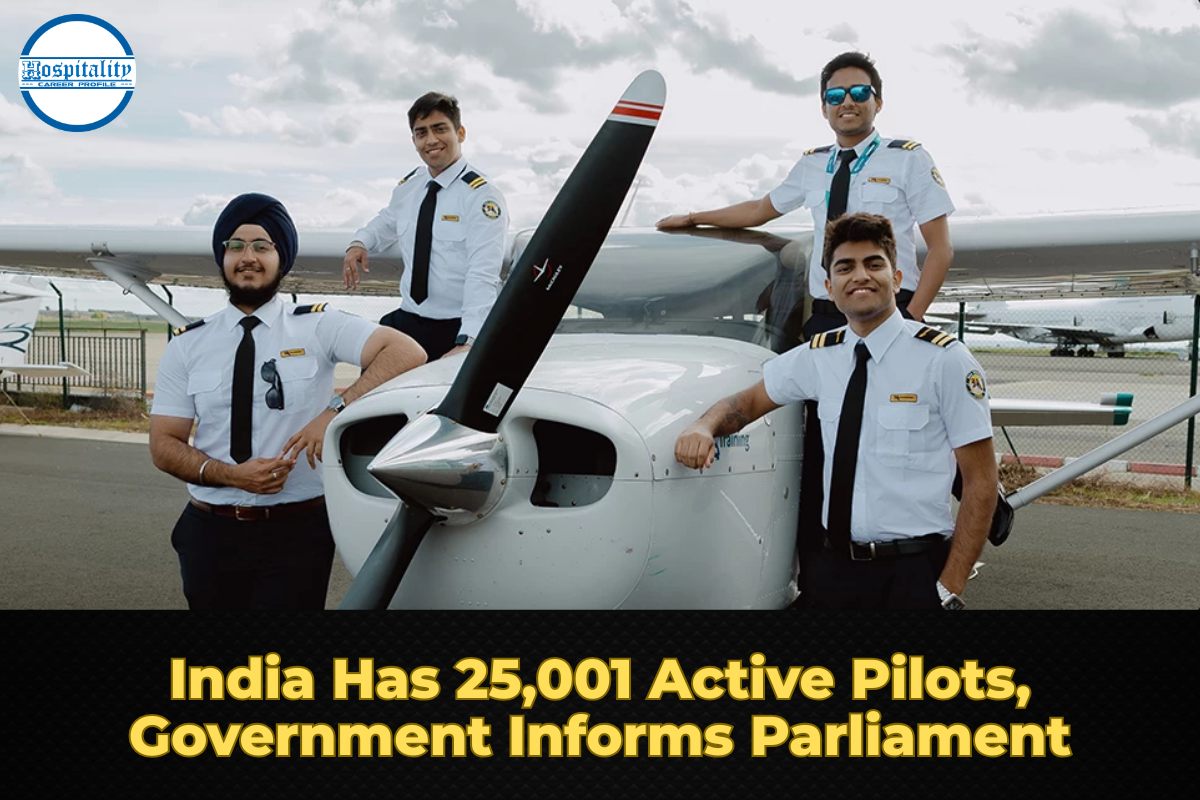 India Has 25,001 Active Pilots, Government Informs Parliament