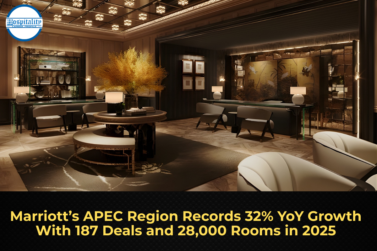 Marriott’s APEC Region Records 32% YoY Growth With 187 Deals and 28,000 Rooms in 2025