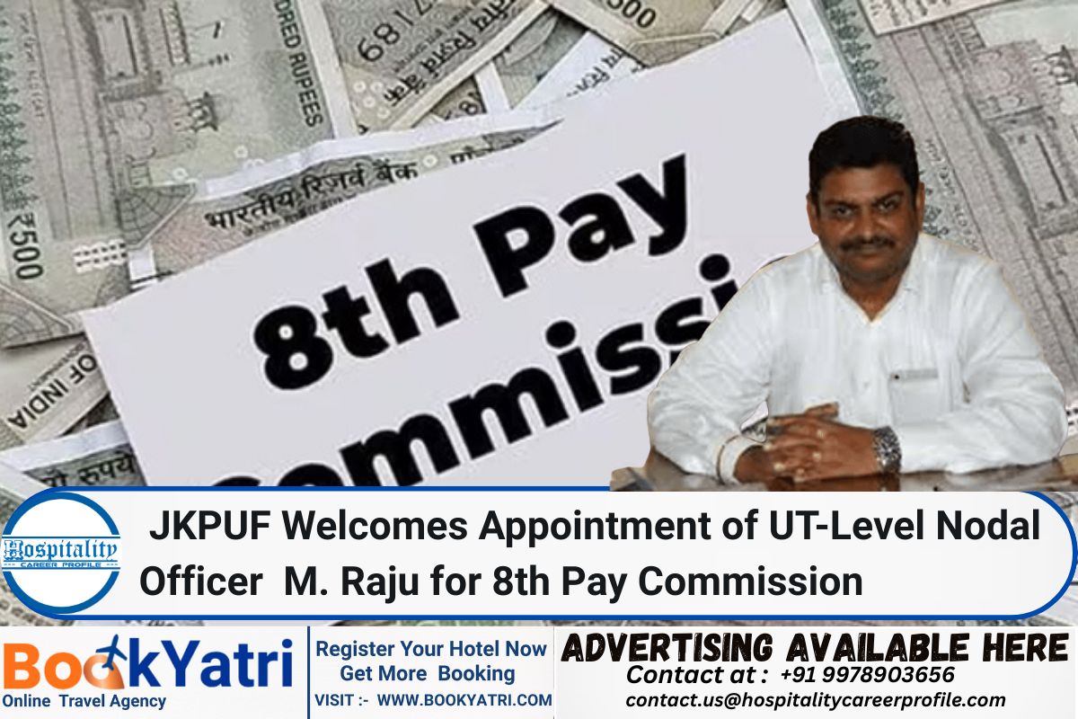 JKPUF Welcomes Appointment of UT-Level Nodal Officer  M. Raju for 8th Pay Commission