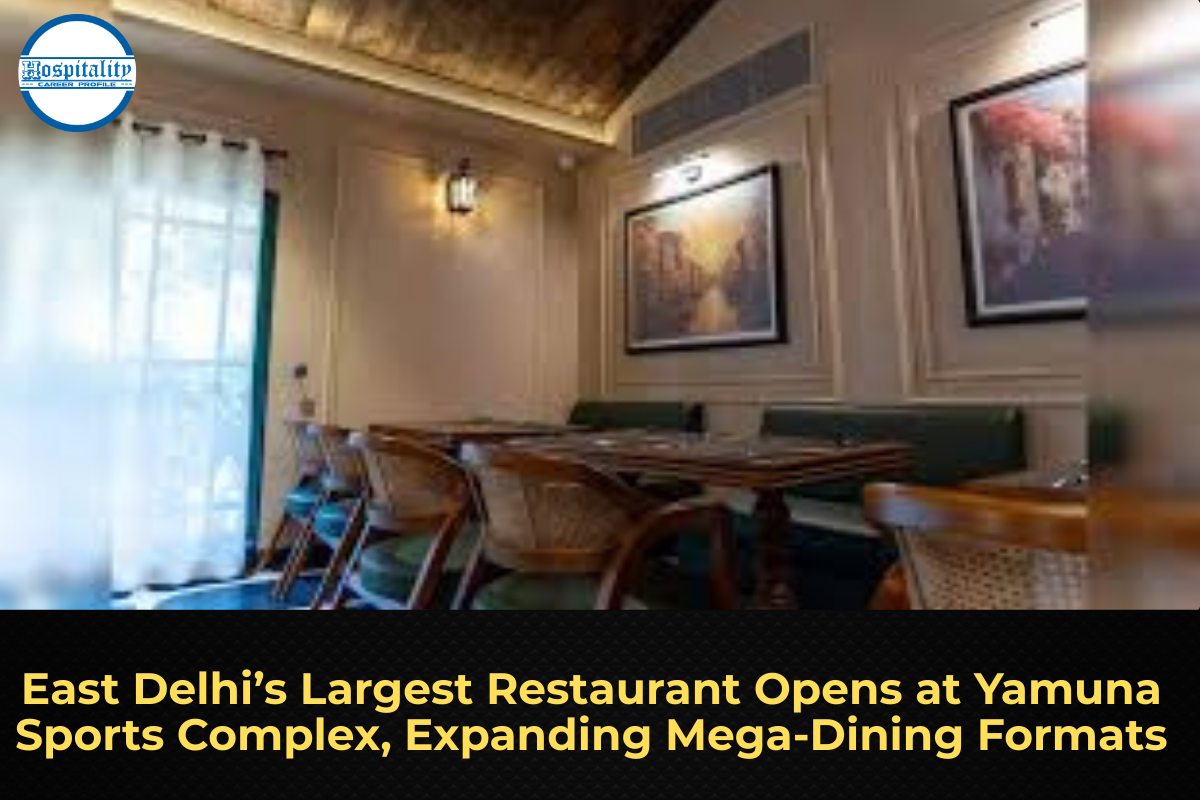 East Delhi’s Largest Restaurant Opens at Yamuna Sports Complex, Expanding Mega-Dining Formats
