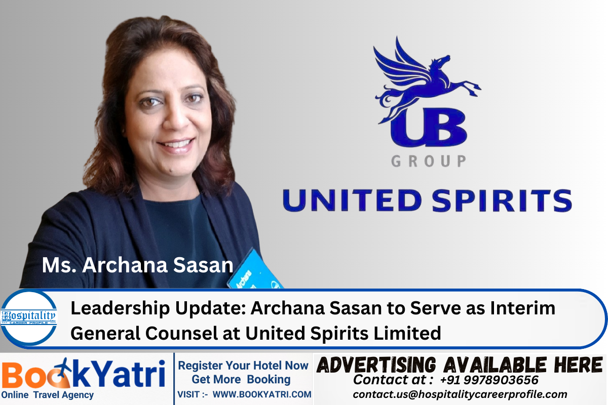 Leadership Update: Archana Sasan to Serve as Interim General Counsel at United Spirits Limited