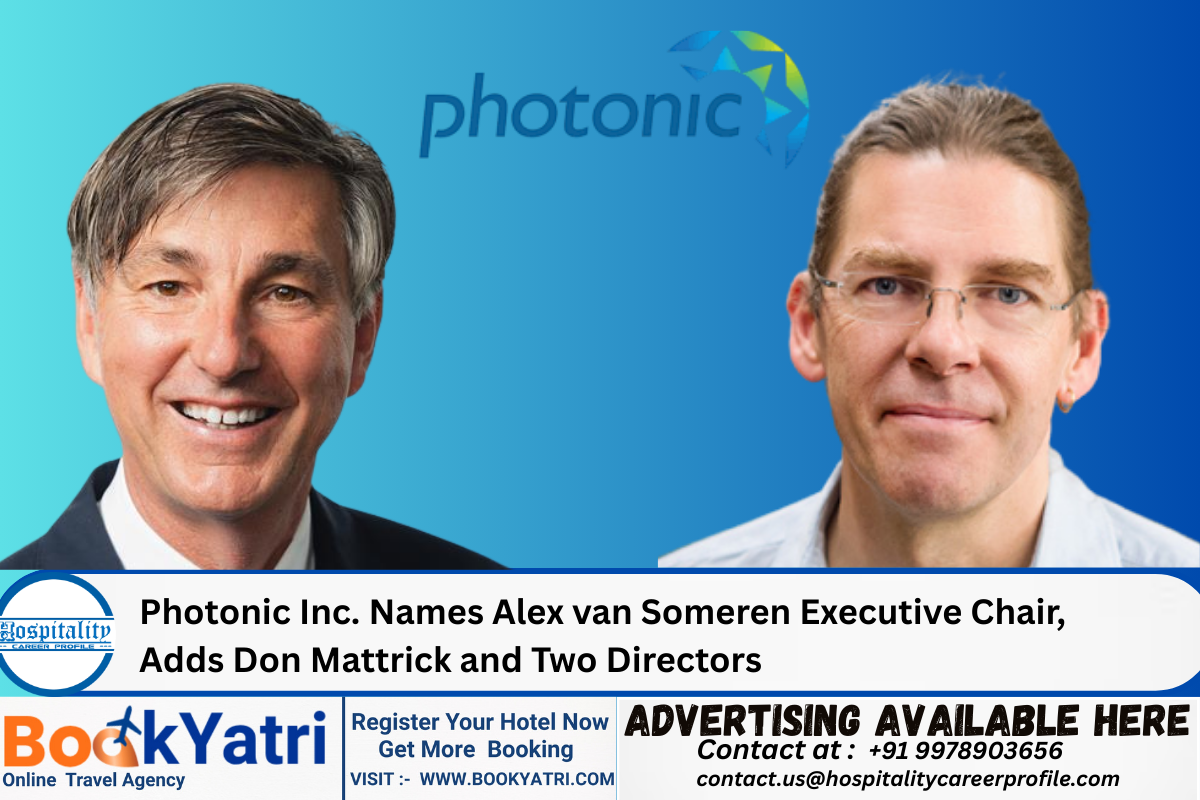 Photonic Inc. Names Alex van Someren Executive Chair, Adds Don Mattrick and Two Directors