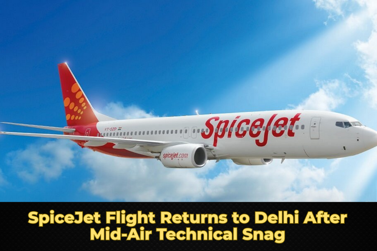 SpiceJet Flight Returns to Delhi After Mid‑Air Technical Snag