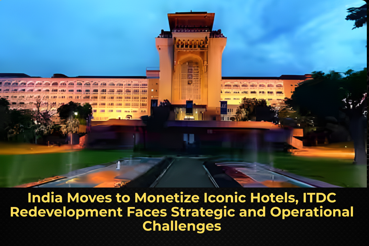India Moves to Monetize Iconic Hotels, ITDC Redevelopment Faces Strategic and Operational Challenges