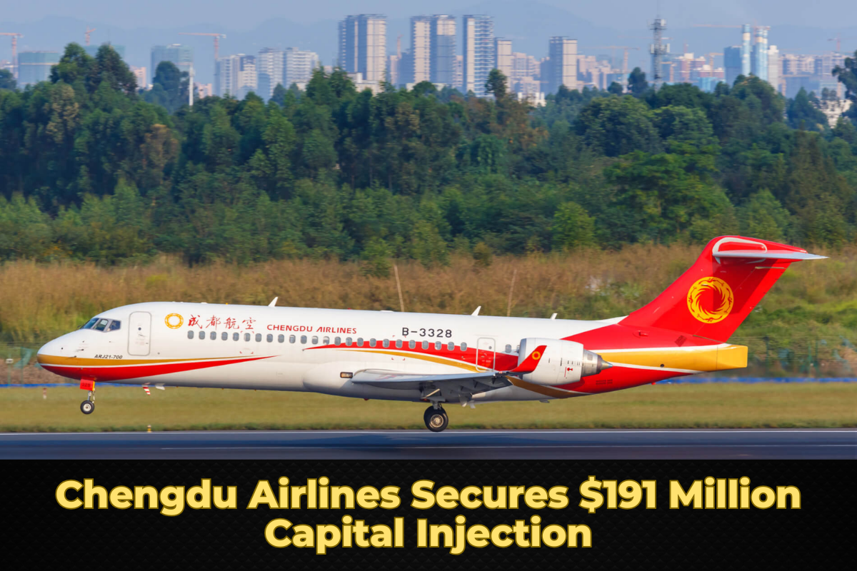 Chengdu Airlines Secures $191 Million Capital Injection