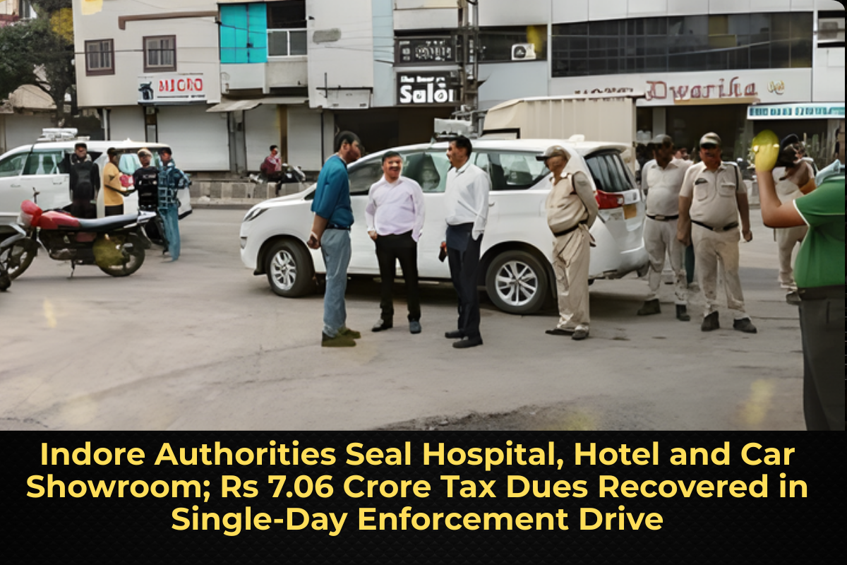 Indore Authorities Seal Hospital, Hotel and Car Showroom; Rs 7.06 Crore Tax Dues Recovered in Single-Day Enforcement Drive