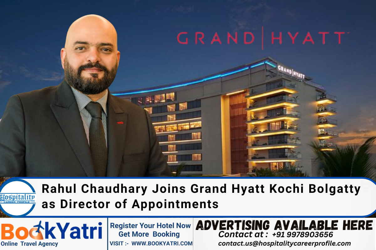 Rahul Chaudhary Joins Grand Hyatt Kochi Bolgatty as Director of Operations