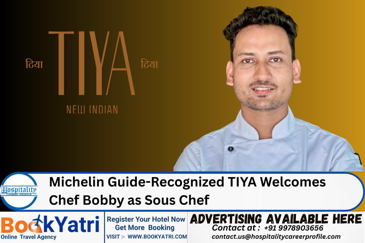 Michelin Guide-Recognized TIYA Welcomes Chef Bobby as Sous Chef