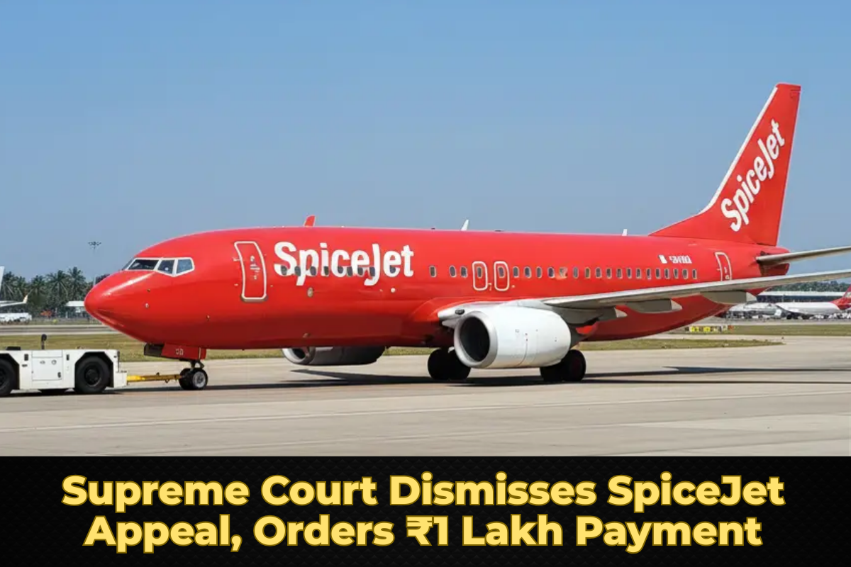 Supreme Court Dismisses SpiceJet Appeal, Orders ₹1 Lakh Payment