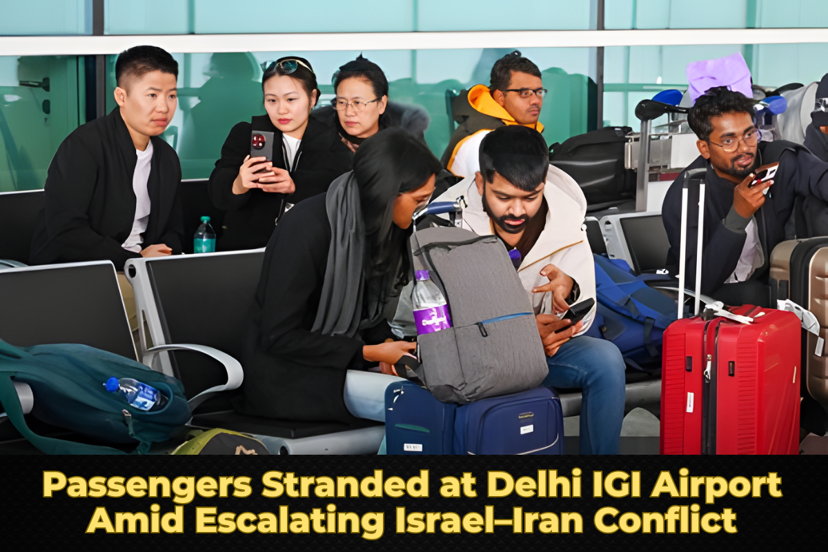 Passengers Stranded at Delhi IGI Airport Amid Escalating Israel–Iran Conflict