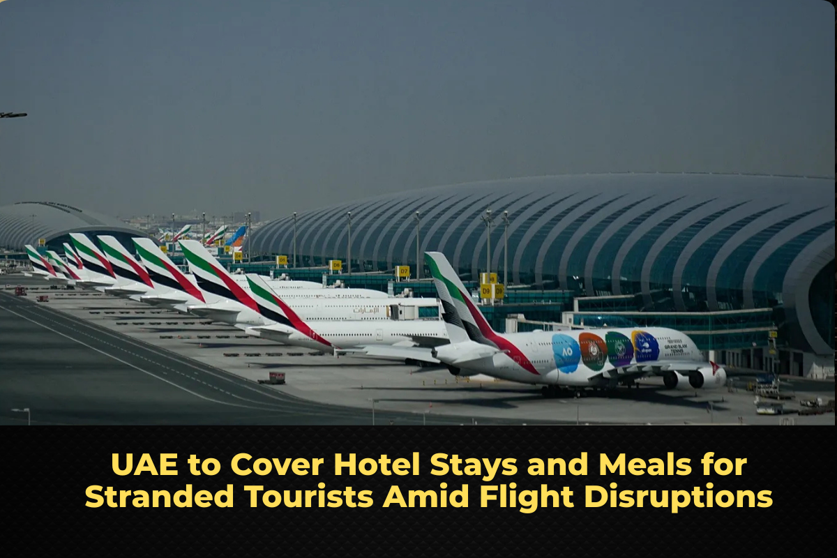 UAE to Cover Hotel Stays and Meals for Stranded Tourists Amid Flight Disruptions