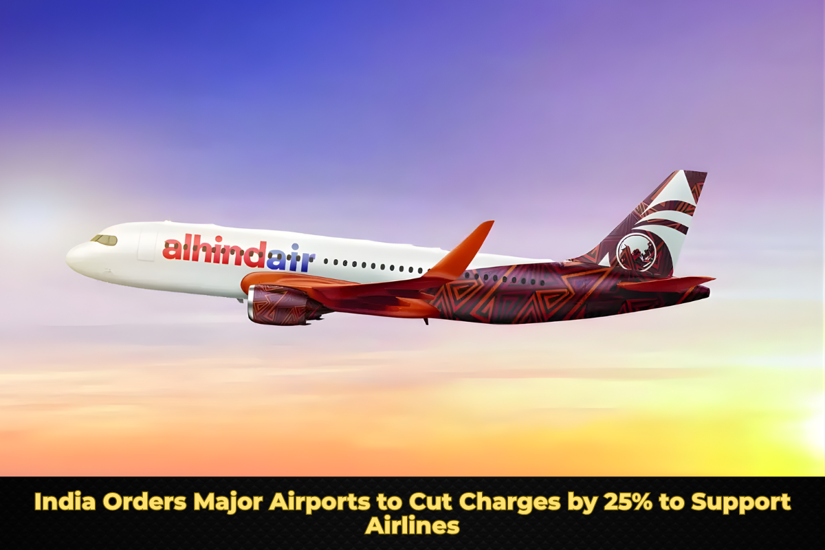 India Orders Major Airports to Cut Charges by 25% to Support Airlines