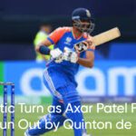 Dramatic Turn as Axar Patel Falls at 47; Run Out by Quinton de Kock