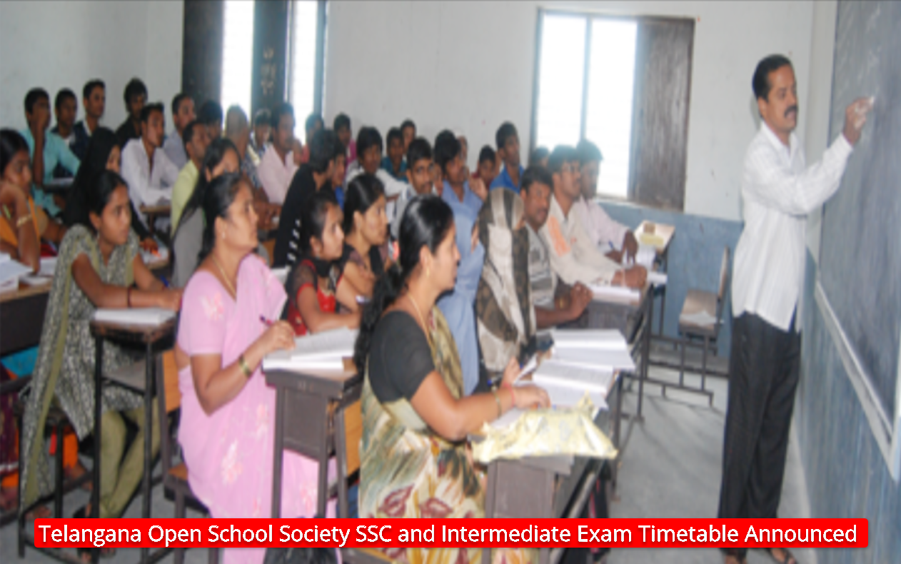 Telangana Open School Society Ssc And Intermediate Exam Timetable Announced 2