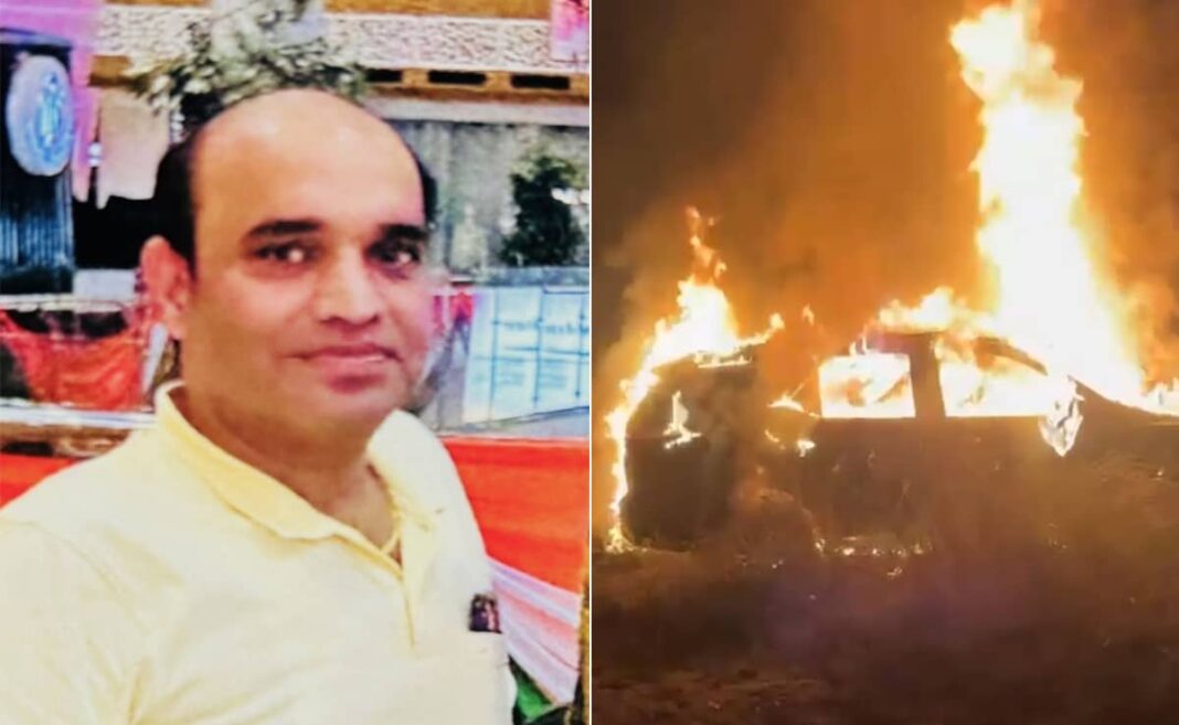 Realtor Found Dead In Burning Fortuner Was Choked To Death By Friends: Cops