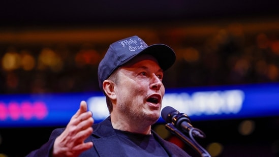 Elon Musk attended a rally for Republican presidential candidate Donald Trump(Getty Images via AFP)