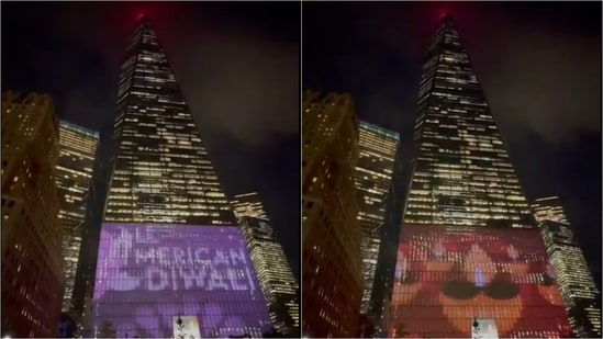 One World Trade Center lit up on Tuesday(ANI)